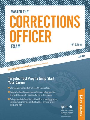 cover image of Master the Corrections Officer Exam